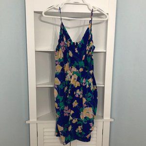 Yumi Kim Floral 100% silk dress, size S